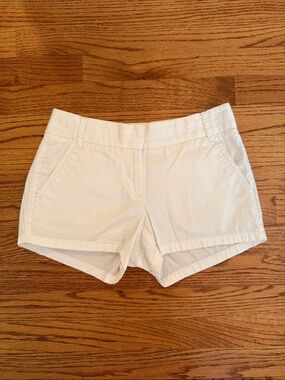 J.Crew Women’s White Chino Shorts